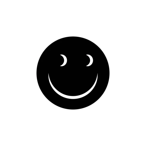 Ilustración Vector Gráfico Del Icono Sonrisa Ajuste Para Divertido Feliz — Vector de stock