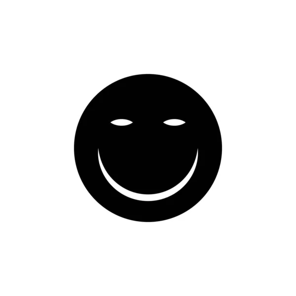 Ilustración Vector Gráfico Del Icono Sonrisa Ajuste Para Divertido Feliz — Vector de stock