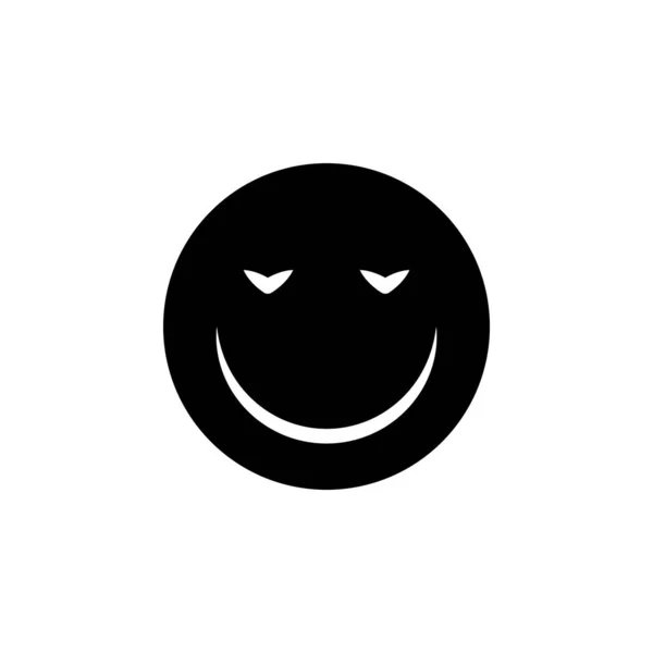 Ilustración Vector Gráfico Del Icono Sonrisa Ajuste Para Divertido Feliz — Vector de stock