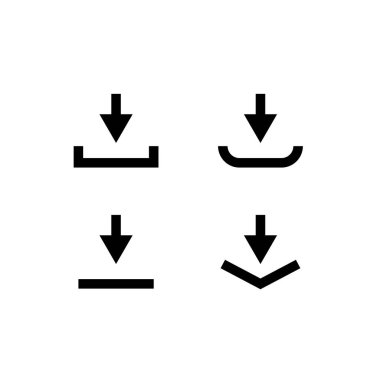 İndirme simgesinin Çizim Vektörü grafiği. Web sitesi, teknoloji, internet vs. için uygun.