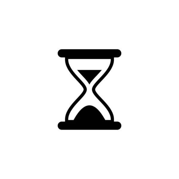 Kum Saati Simgesinin Illüstrasyon Vektörü Grafiği Saat Saat Geri Sayım — Stok Vektör