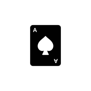 Kumar ikonunun illüstrasyon vektörü. Kumarbaz için uygun, boş zaman, şanslı, oyun vs..