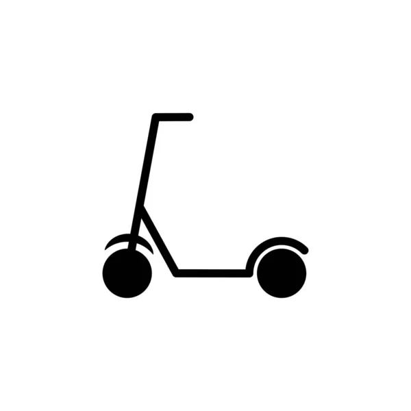 Icono Scooter Plantilla Diseño Gráfico Vectorial Ilustración — Archivo Imágenes Vectoriales