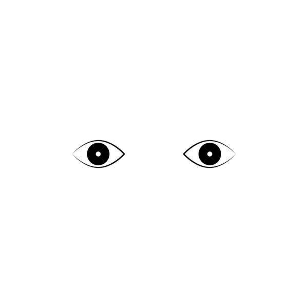 Göz Simgesinin Gösterim Vektörü Grafiği Görüş Için Uygun Bak Bak — Stok Vektör