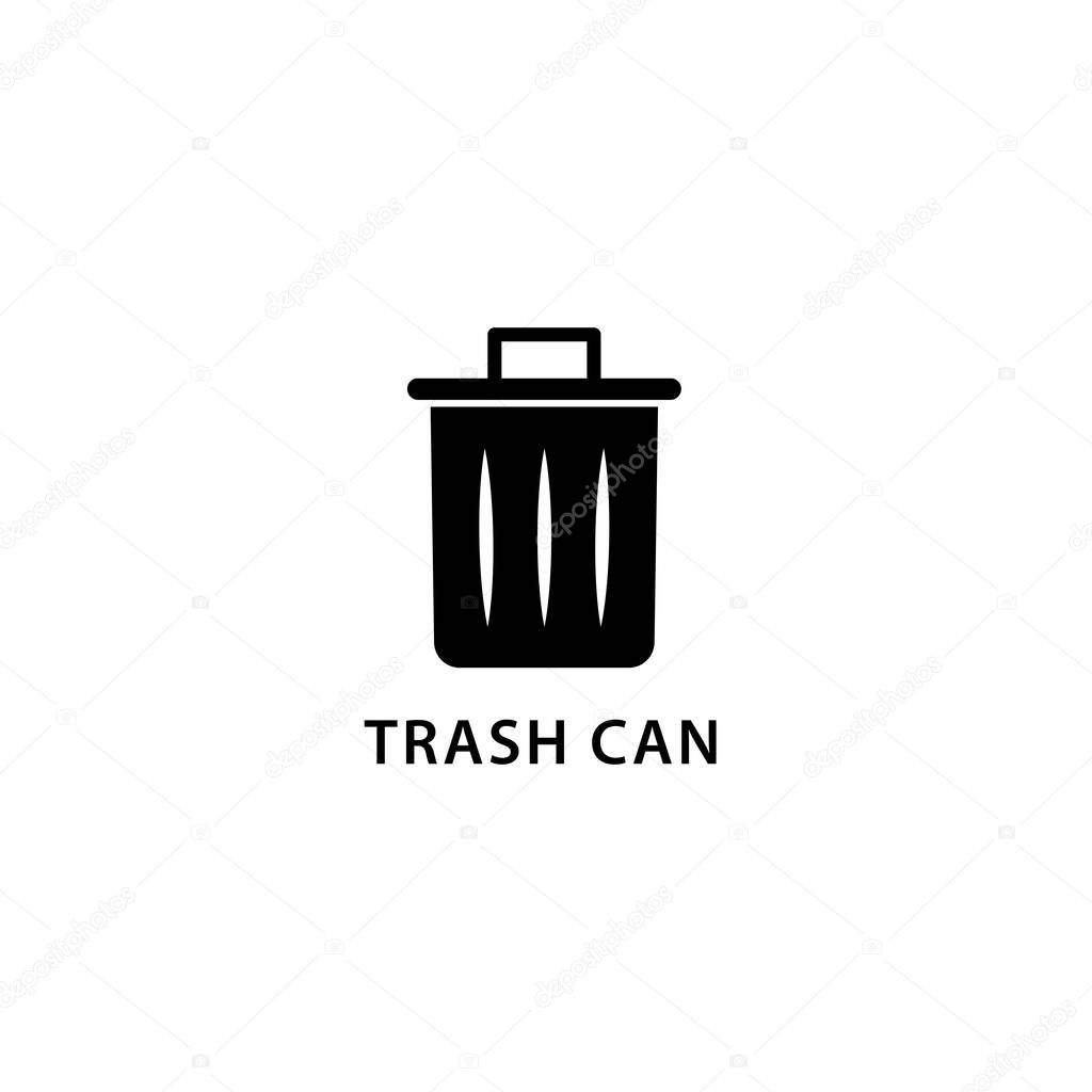 Illustration Vector graphic of trashcan icon. Fit for junk, garbage, conservation etc.