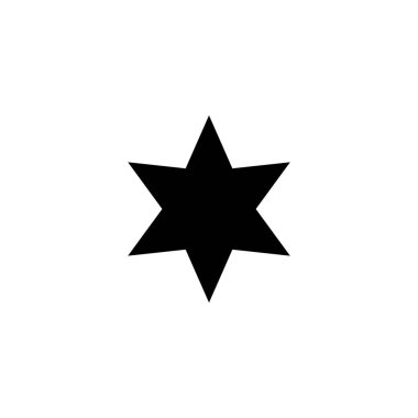 Yıldız simgesinin İllüstrasyon Vektörü grafiği. Favori, geri bildirim, değerlendirme vs. için uygun.