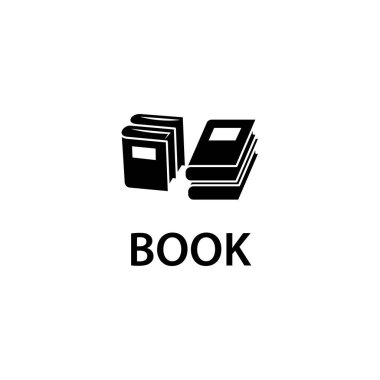 Kitap ikonunun İllüstrasyon Vektörü grafiği. Öğrenim, eğitim, edebiyat, öğrenim, kitapçı vs. için uygun.