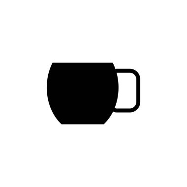 Kupa simgesinin illüstrasyon Vektörü grafiği. İçecek, kahve, espresso, çay vesaire için uygun..