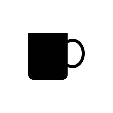 Kupa simgesinin illüstrasyon Vektörü grafiği. İçecek, kahve, espresso, çay vesaire için uygun..