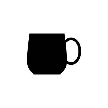 Kupa simgesinin illüstrasyon Vektörü grafiği. İçecek, kahve, espresso, çay vesaire için uygun..
