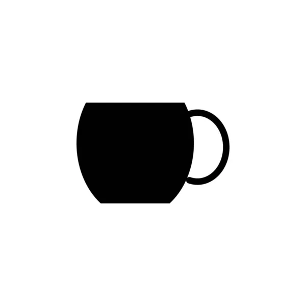 イラストカップアイコンのベクトルグラフィック ドリンク コーヒー エスプレッソ 紅茶などに適しています — ストックベクタ