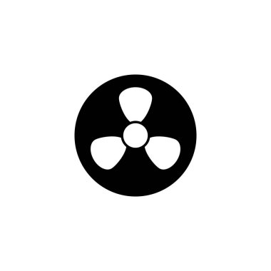 Hayran simgesinin İllüstrasyon Vektörü grafiği. Hava akımı, soğutma, elektrik vs. için uygun.