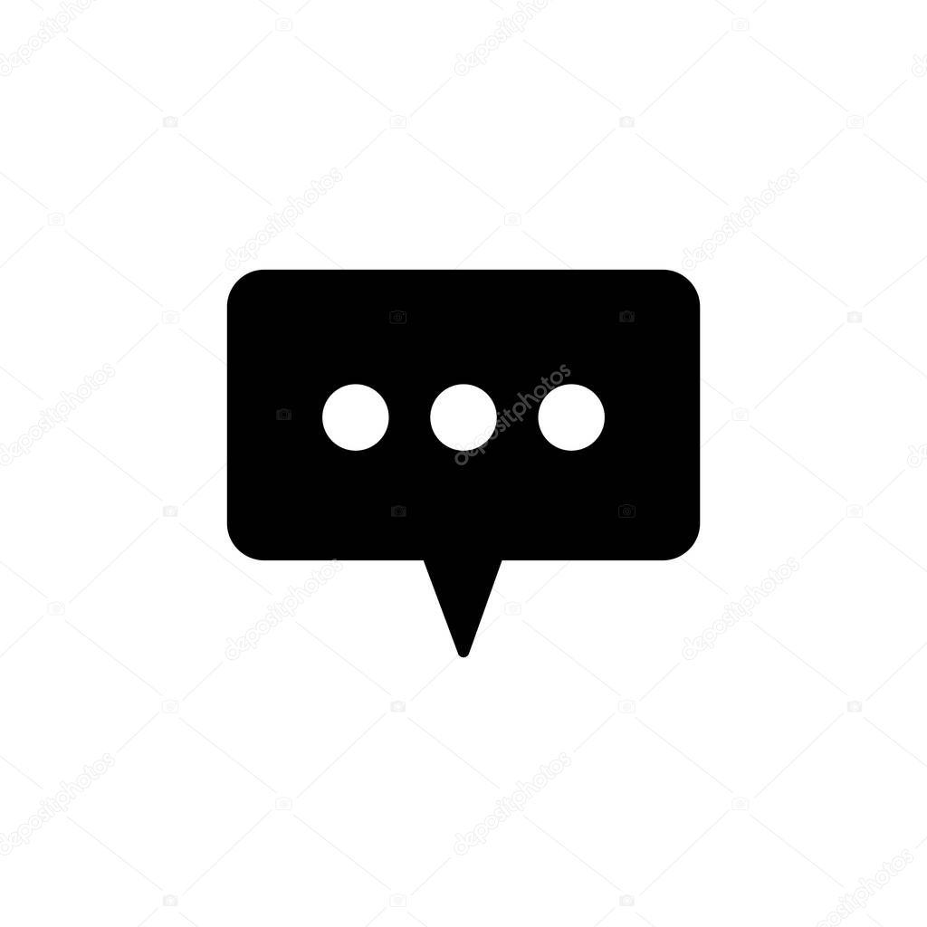Illustration Vector graphic of bubble speech icon. Fit for talk, chatting, message, discussion etc.