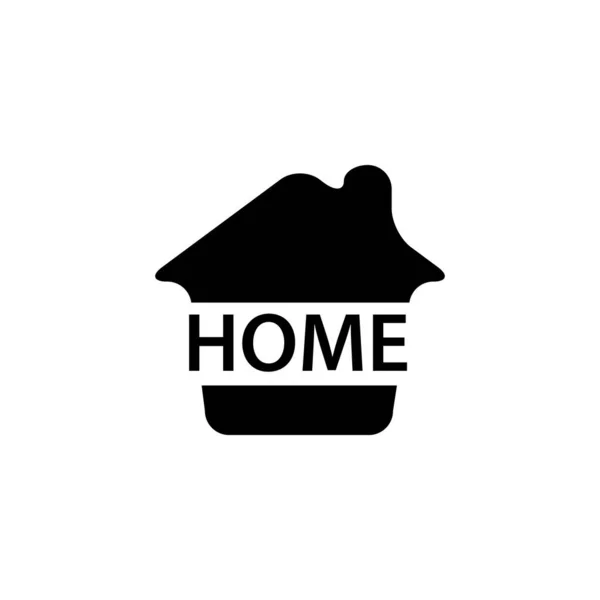 Illustratie Vectorgrafiek Van Home Icon Geschikt Voor Huis Onroerend Goed — Stockvector