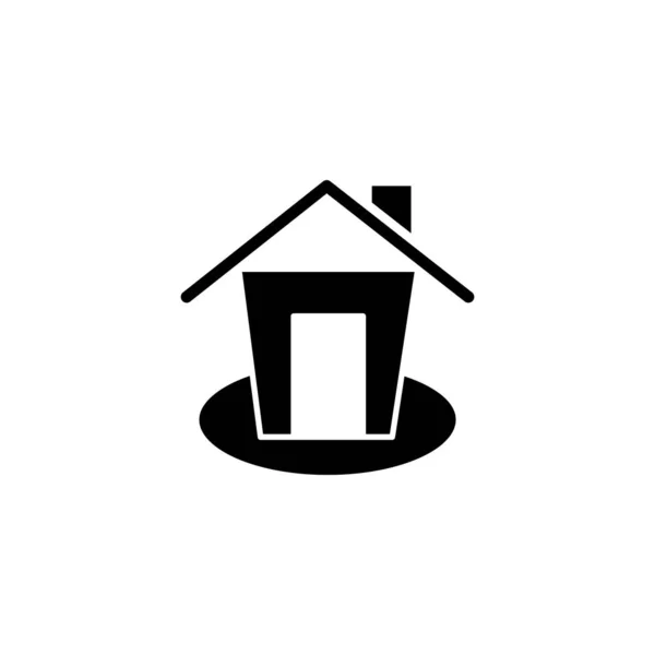 Illustration Vector Graphic Home Icon Fit House Real Estate Residential — Stock Vector