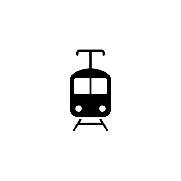 Illustratie Vectorgrafiek Van Het Treinpictogram Geschikt Voor Vervoer Metro Spoor — Stockvector