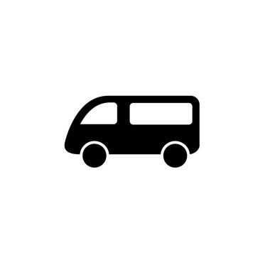 Araba simgesinin görsel vektör grafiği. Araç, ulaşım, otomobil, trafik vs. için uygun.