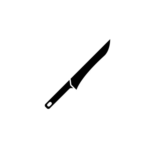 Ilustracja Wektorowa Grafika Ikony Noża Kuchennego Nadaje Się Gotowania Restauracji — Wektor stockowy