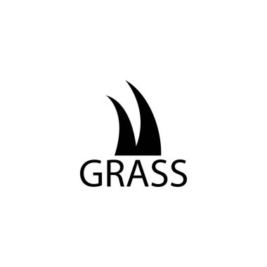 Çim simgesinin çizim vektörü grafiği. Doğa, bitki, bahçe, arka plan vs. için uygun.