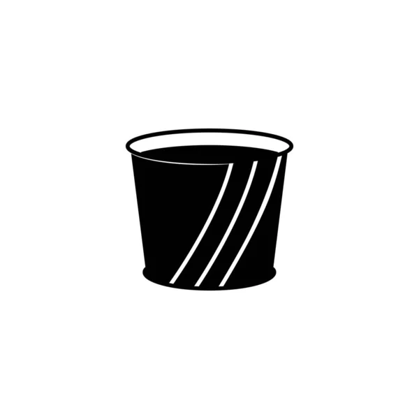 Векторное Изображение Одноразовой Иконки Подходит Кофе Питья — стоковый вектор