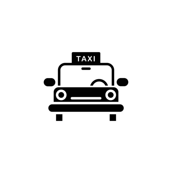 Illusztráció Vektor Grafikus Taxi Ikon Szállításra Járműre Szolgáltatásra Magán Stb — Stock Vector