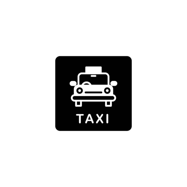 出租车图标的说明性矢量图形 适合运输 私人等 — 图库矢量图片