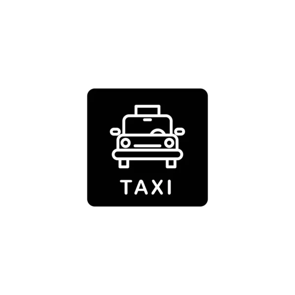 Иллюстрация Векторная Графика Значка Такси Подходит Транспорта Транспортных Средств Услуг — стоковый вектор