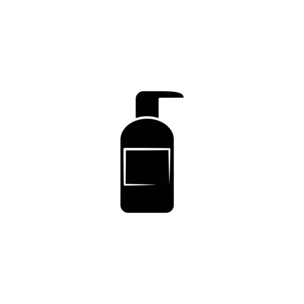 Şampuan Şişesi Ikonunun Görüntü Vektörü Grafiği Konteynır Tüp Paket Duş — Stok Vektör