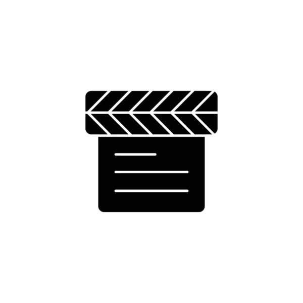 Illustration Vektorgrafik Des Klöppel Symbols Fit Für Film Film Kinematographie — Stockvektor