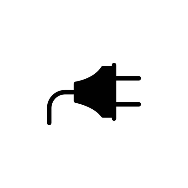 Illustratie Vectorgrafiek Van Power Plug Icoon Geschikt Voor Elektra Stopcontact — Stockvector