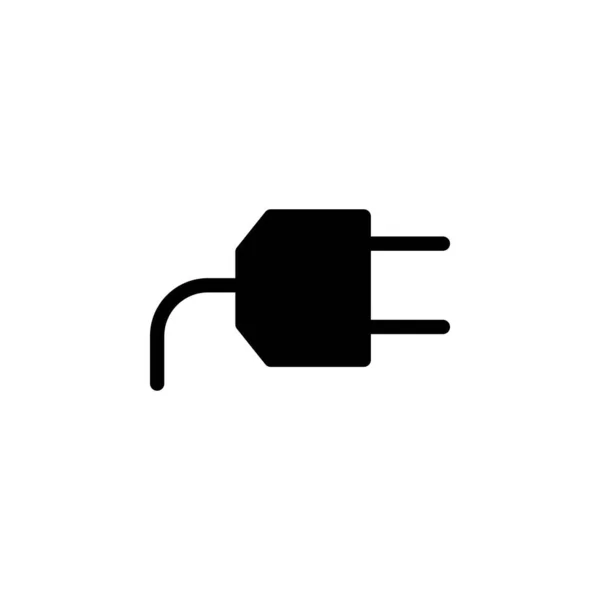 Ilustración Gráfico Vectorial Del Icono Del Enchufe Ajuste Para Electricidad — Vector de stock