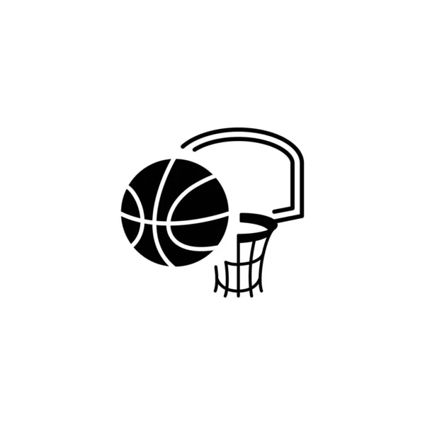 Illustration Vektorgrafik Des Basketball Symbols Fit Für Spiel Wettkampf Spiel — Stockvektor