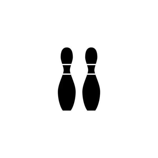 Illustration Graphique Vectoriel Modèle Icône Bowling — Image vectorielle