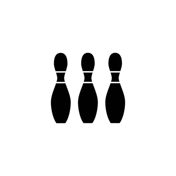 Illustration Graphique Vectoriel Modèle Icône Bowling — Image vectorielle