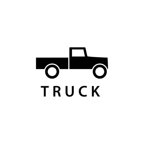 Illustratie Vector Grafiek Van Truck Pictogram Template — Stockvector