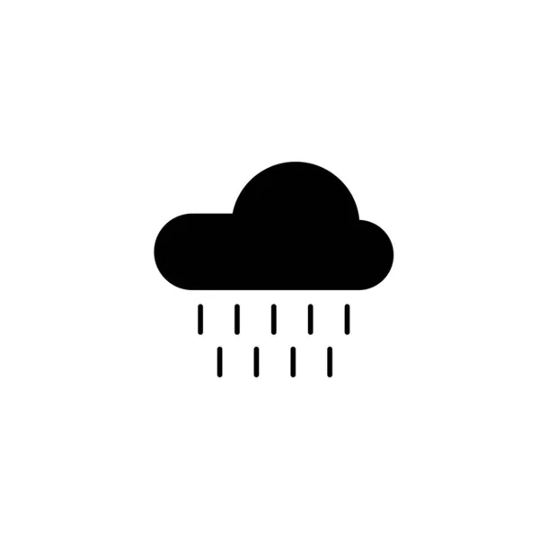 Illustration Vector Graphic Rain Icon Template — Stock Vector