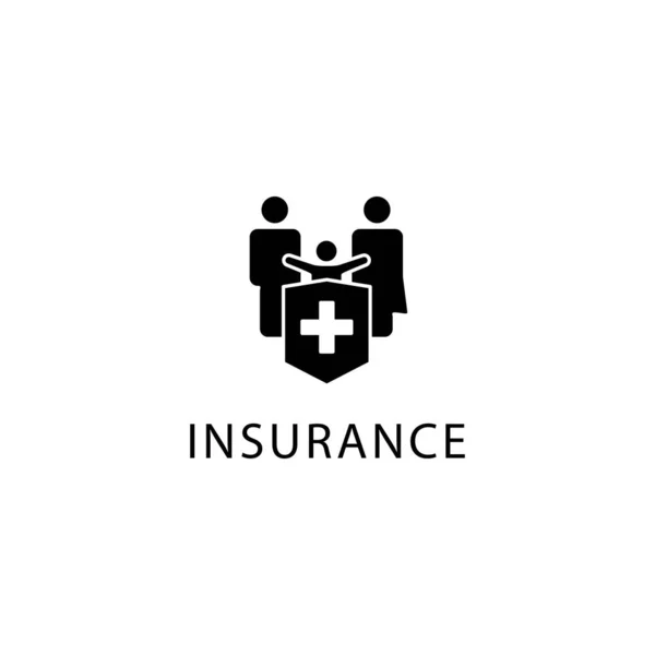 Illustration Vector Graphic Insurance Icon Template — Stock Vector