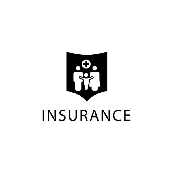 Illustration Vector Graphic Insurance Icon Template — Stock Vector