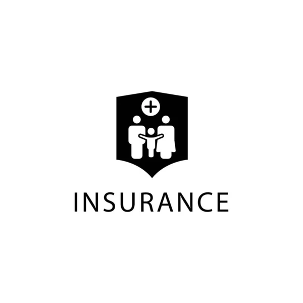 Illustration Vector Graphic Insurance Icon Template — Stock Vector
