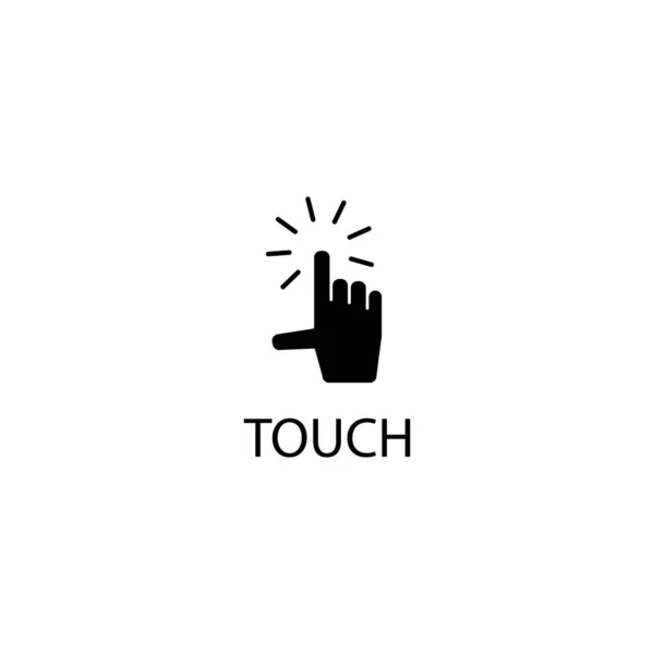 Illustration Vector Graphic Touch Screen Icon Template — 스톡 벡터