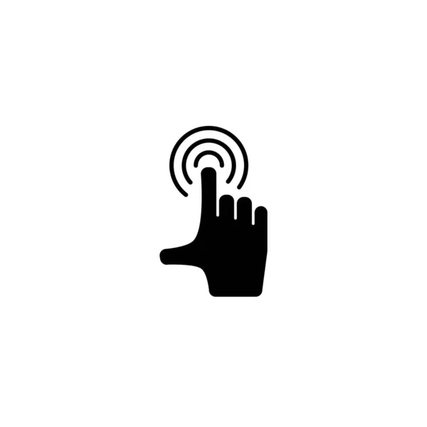 Illustration Vektorgrafik Der Vorlage Für Das Touchscreen Symbol — Stockvektor