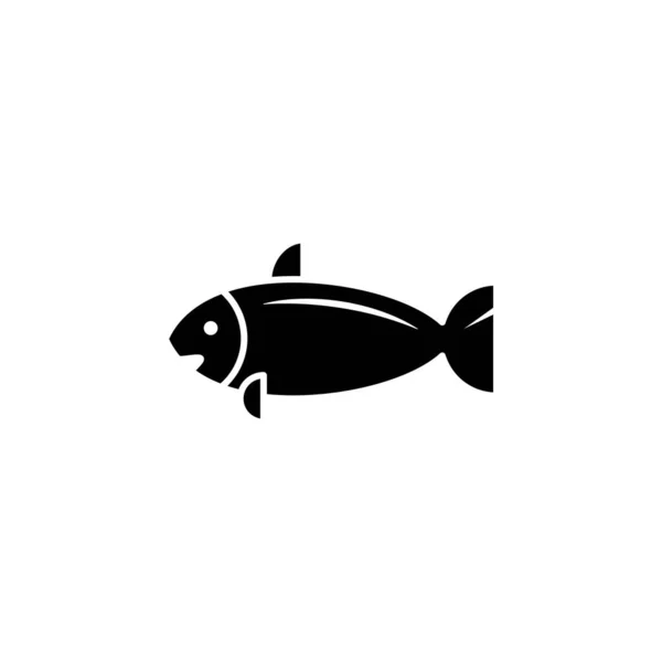 Ilustración Vector Gráfico Peces Icono Plantilla — Vector de stock