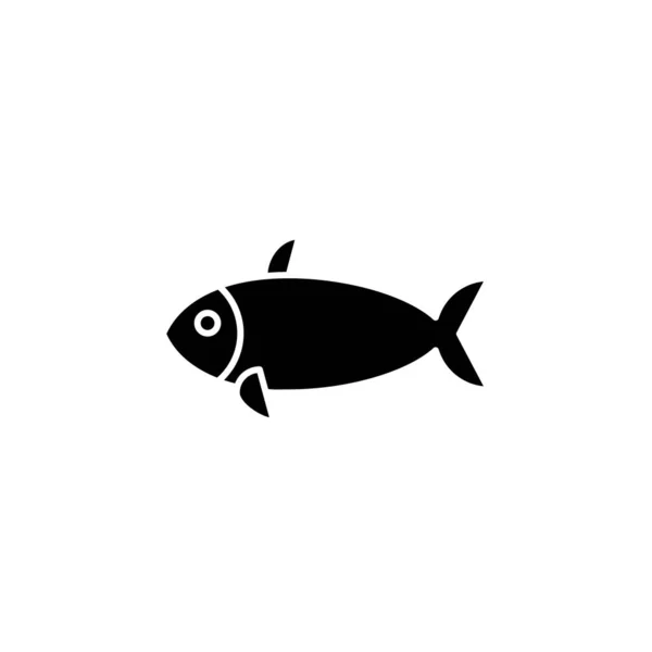 Ilustración Vector Gráfico Peces Icono Plantilla — Vector de stock