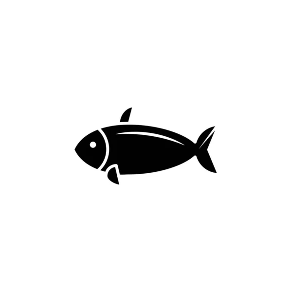 鱼图标模板的说明性矢量图形 — 图库矢量图片