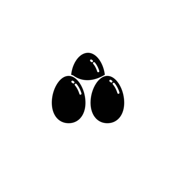 Yumurta Simgesi Şablonunun Maj Vektörü Grafiği — Stok Vektör
