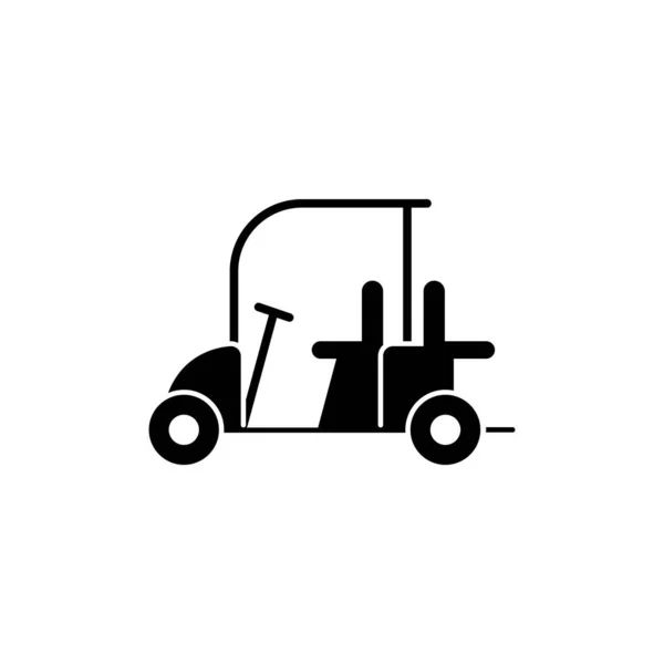 Ikona Wózka Golfowego Projekt Ilustracji Ilustracja Wektor Może Być Używany — Wektor stockowy