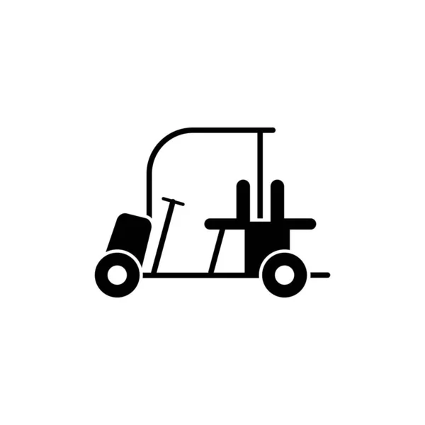 Golf Cart Icona Illustrazione Design Illustrazione Vettoriale Può Essere Utilizzato — Vettoriale Stock
