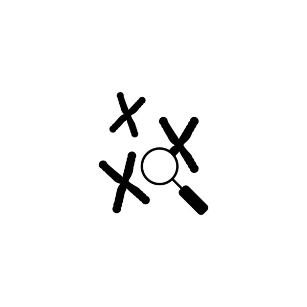 Illustration Vektorgrafik Kromosomikon Mall — Stock vektor
