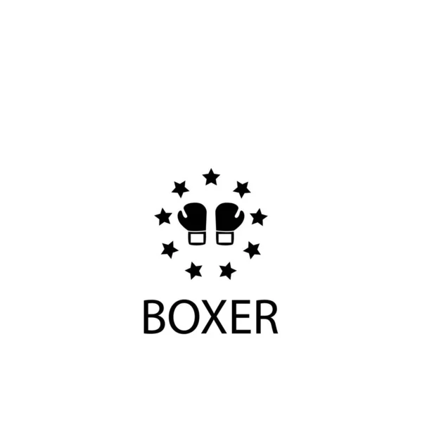 Ilustración Gráfico Vectorial Plantilla Icono Boxeo — Vector de stock