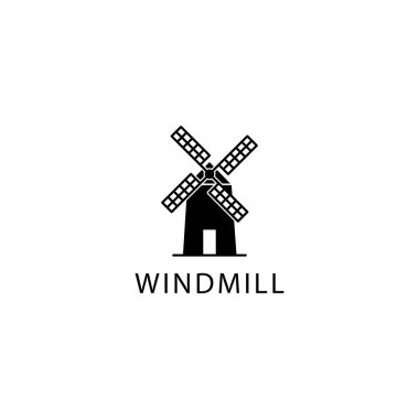 Windmill simge şablonunun Çizim Vektörü grafiği